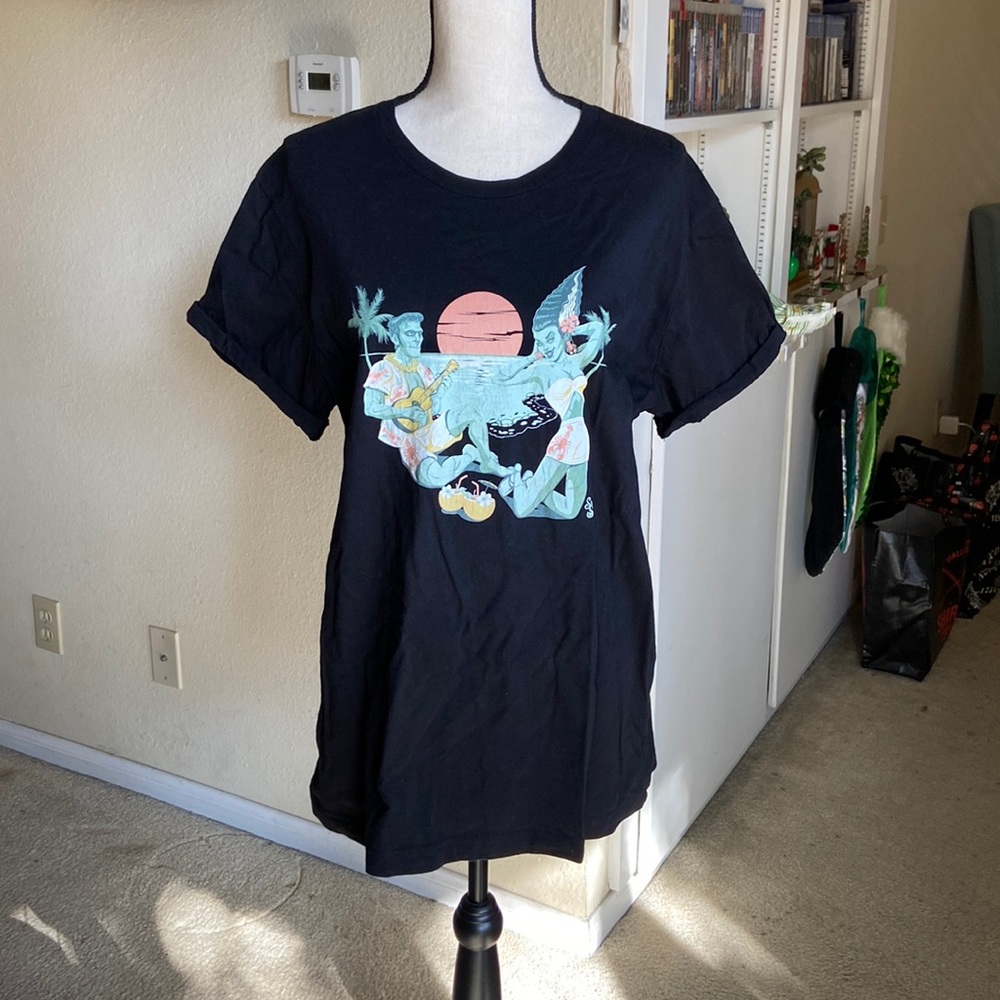 Tiki Frankenstein’s Monster & Bride T-shirt